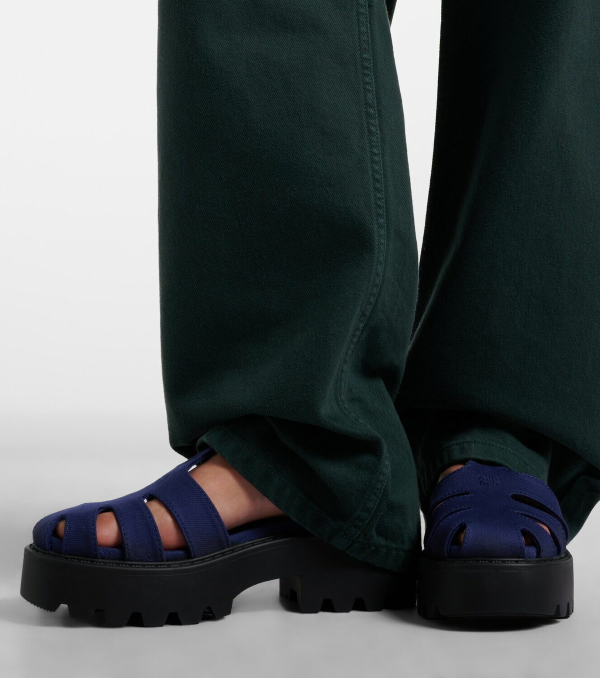 Miu Miu Platform slingback sandals