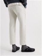 Remi Relief - Slim-Fit Cotton-Blend Jersey Sweatpants - Neutrals
