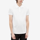 Saint Laurent Men's Classic YSL Polo Shirt in White