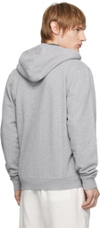 Sunspel Black Loopback Zip Hoodie