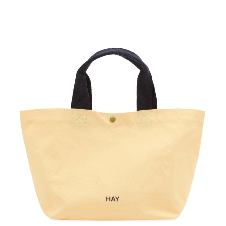 Photo: HAY Everyday Tote Bag - Mini in Soft Yellow 