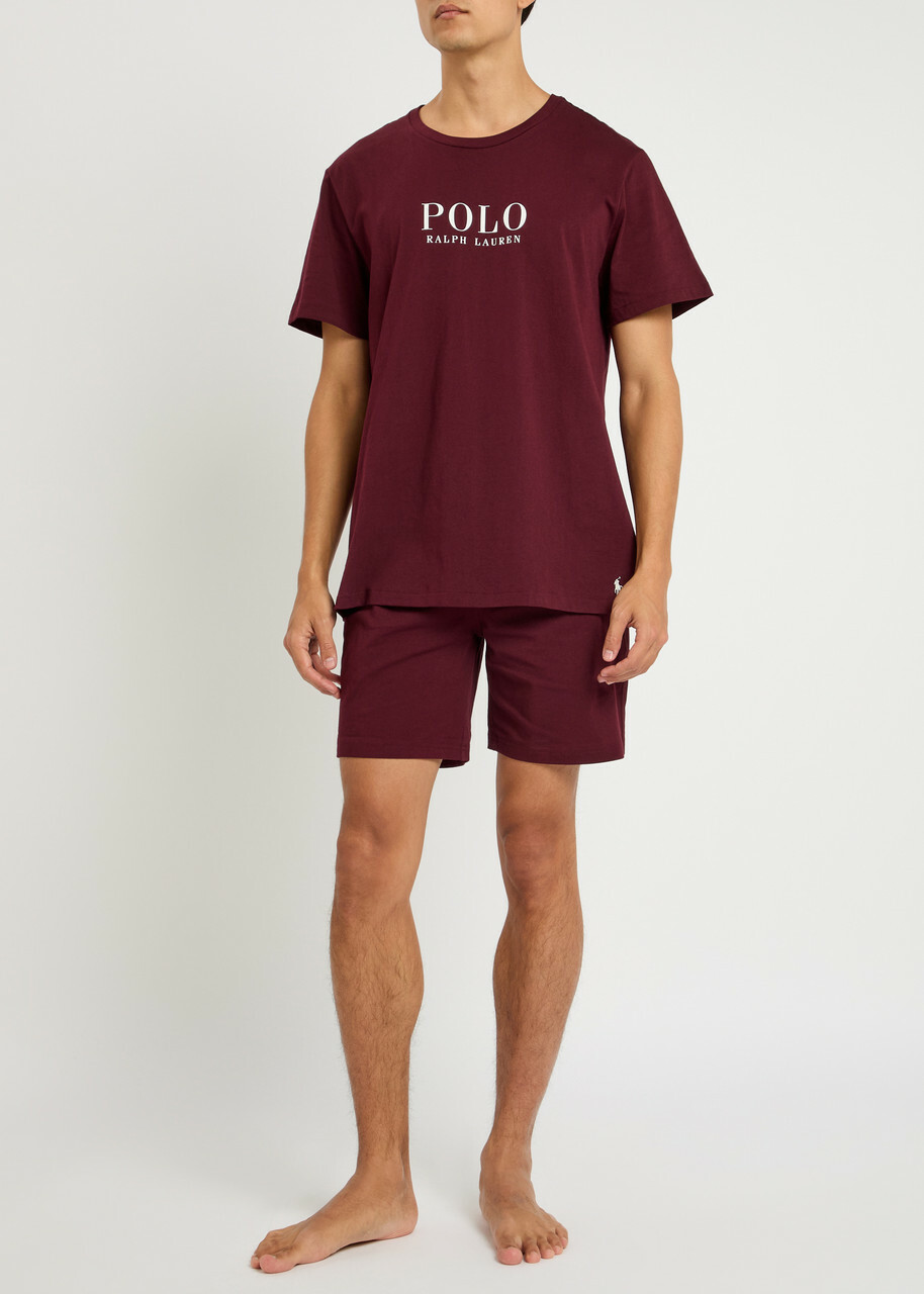 Polo Ralph Lauren Logo-embroidered Cotton Pyjama Shorts Red