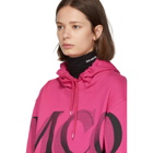 McQ Alexander McQueen Pink Logo Big Hoodie