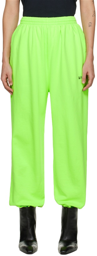 Photo: Balenciaga Green Acid Arab Edition Lounge Pants