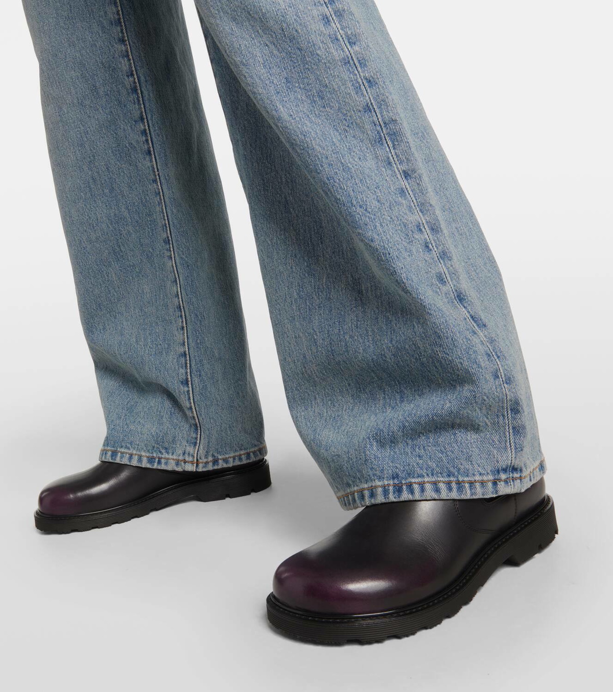 【超希少】LOEWE Leather Shoes ChelseaBoots 40 Loewe Men's Terra Leather Chelsea Boots | Neiman Marcus