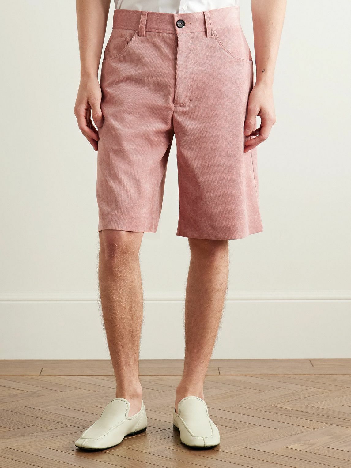 Séfr - Jiro Corduroy Shorts - Pink
