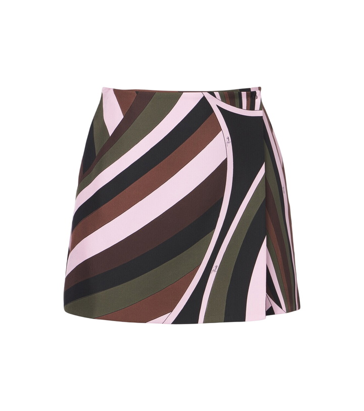 Photo: Pucci Iride silk twill wrap skirt