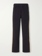 Aimé Leon Dore - Straight-Leg Striped Cotton Sweatpants - Black