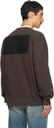 Maison Margiela Brown Panel Sweatshirt