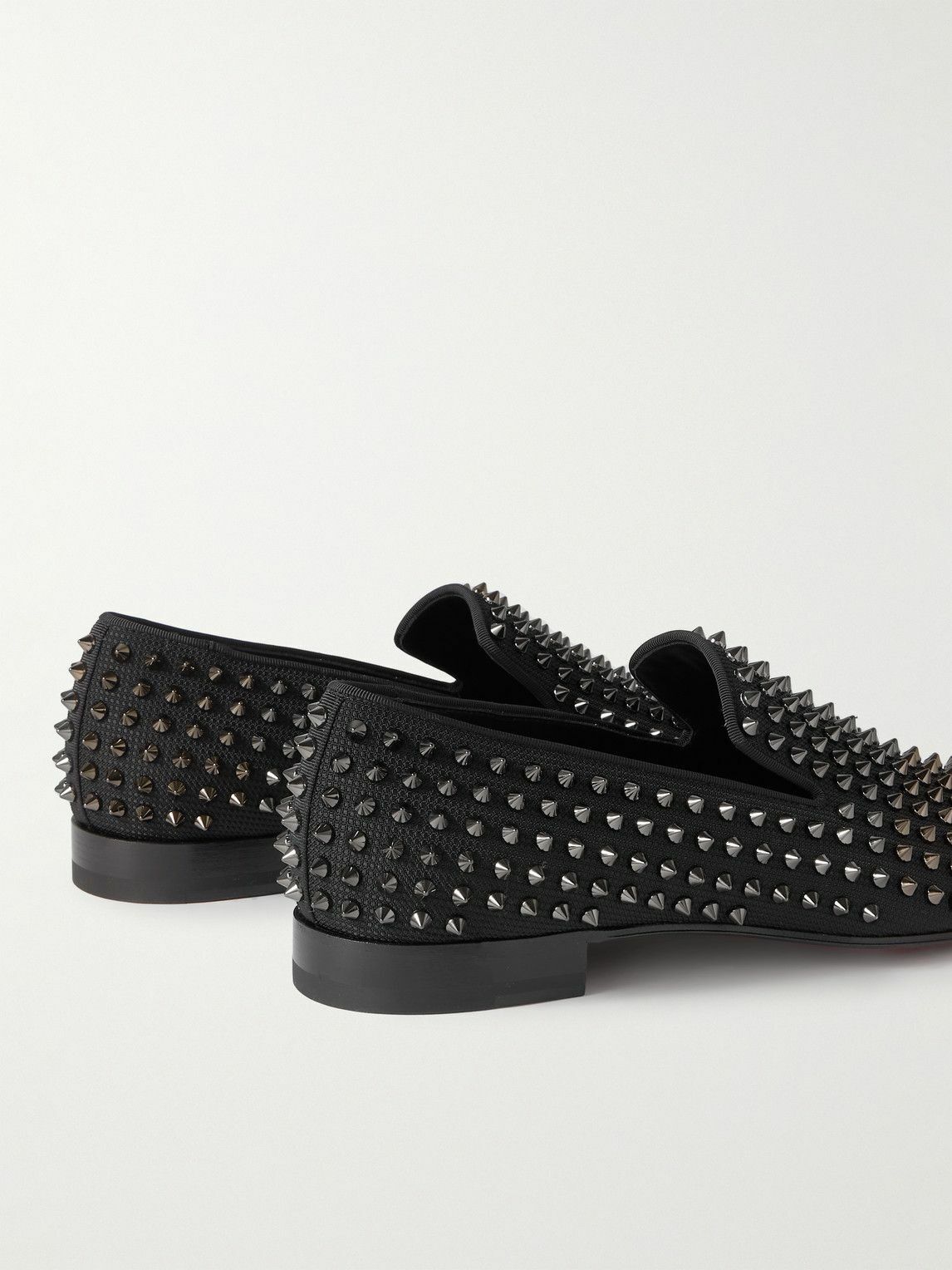 Christian Louboutin - Dandelion Grosgrain-Trimmed Studded  display picture 3