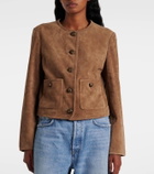 Veronica Beard Andrea suede jacket