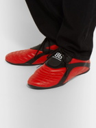 Balenciaga - Zen Logo-Print Faux Leather Sneakers - Red