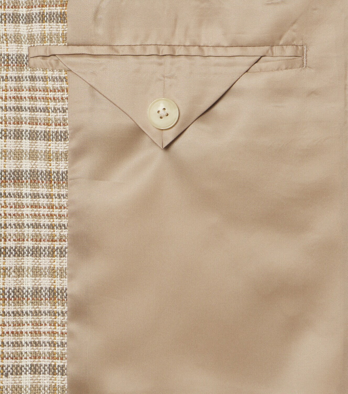 Auralee Checked silk and linen tweed jacket Auralee