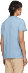 Balmain Blue Flocked T-Shirt