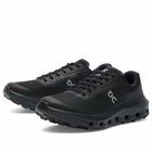 ON Men's Cloudvista 3 Sneaker in Black/Black