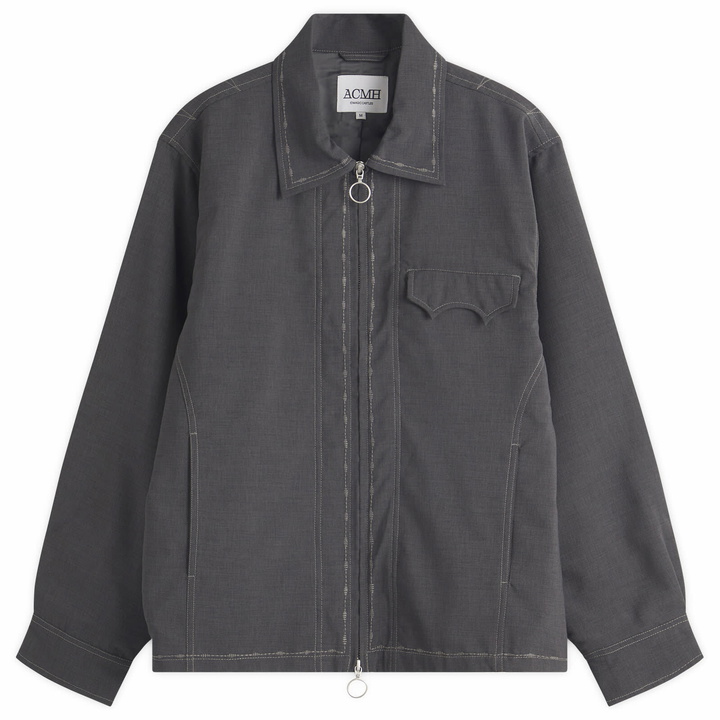 Photo: ACMH by Magic Castles Men's Normil Zip Through Jacket in Charcoal