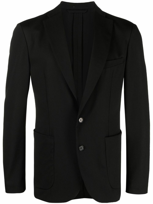 Photo: Meta Campania Collective Black Single-Breasted Wool Blazer