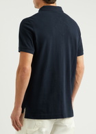 Canada Goose Beckley Logo Piqué Cotton Polo Shirt Navy