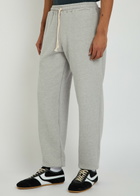 Cherry Los Angeles Western Athletic Logo Cotton-blend Sweatpants Grey