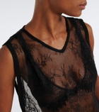 SIR Ingrid sheer lace top