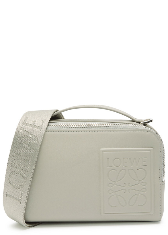 Photo: Loewe Mini Leather Cross-body Camera bag - Grey - One Size