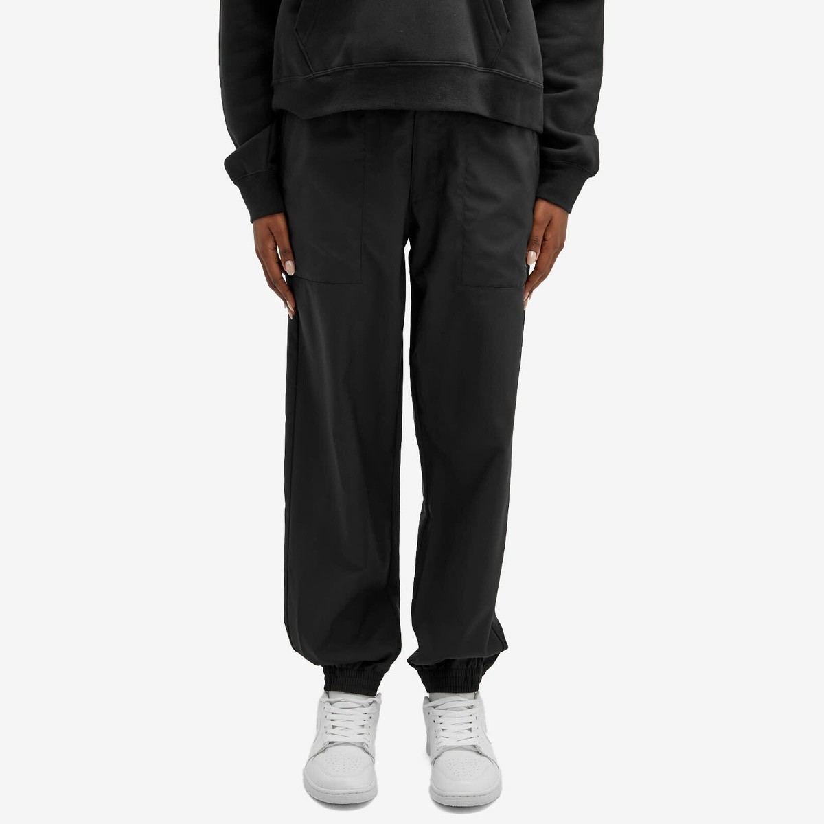 Air Jordan Women's Core Woven Pant in Black/Smoke Grey