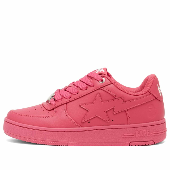 Photo: A Bathing Ape Women's Bape Sta #52 Sneakers in Pink