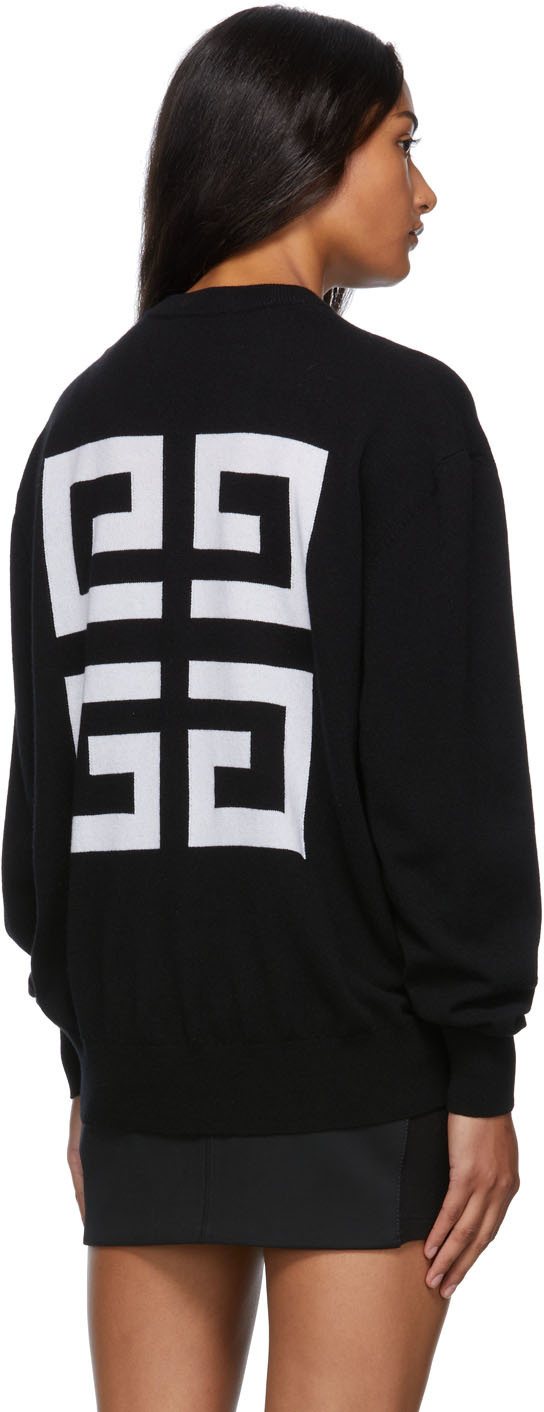 Givenchy Black Cashmere 4G Sweater