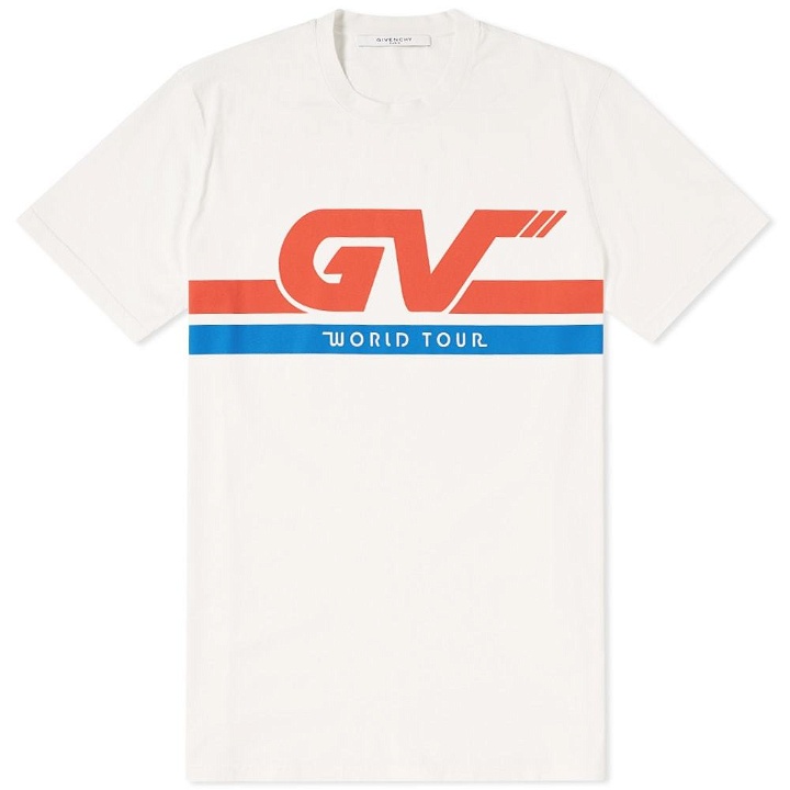 Photo: Givenchy GV World Tour Tee White