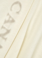 Canada Goose Saturna Logo-intarsia Wool Jumper, Cream, Jumper, Wool
