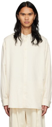 The Row Off-White Silk Kiki Shirt