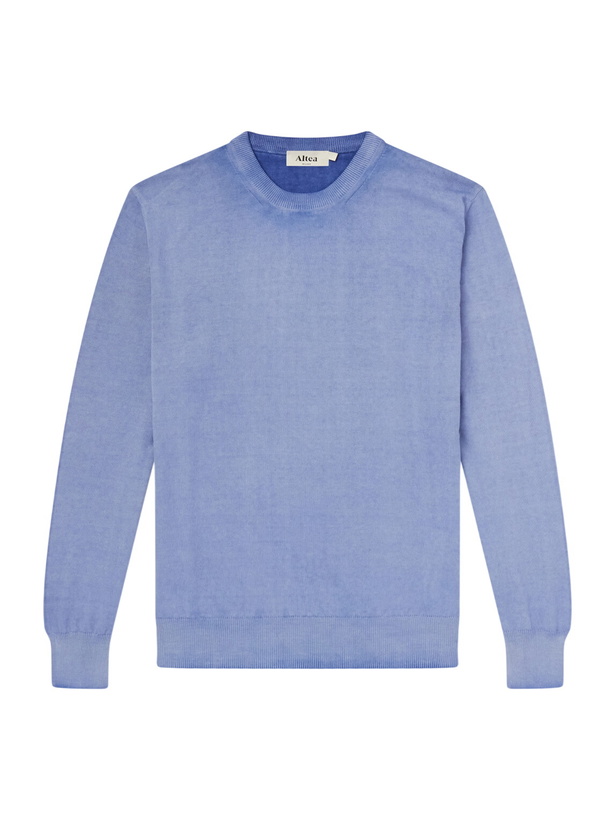 Photo: Altea - Cotton Sweater - Blue