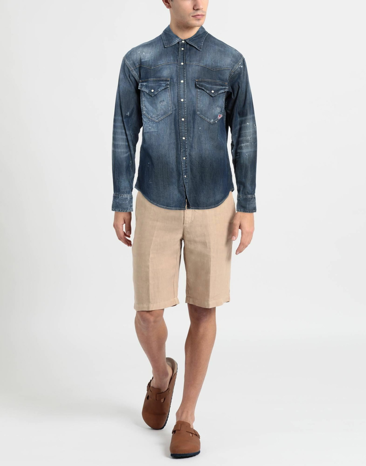 Dsquared2 Mens Denim shirt in Blue
