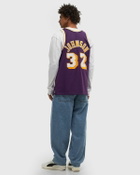 Mitchell & Ness NBA SWINGMAN ROAD JERSEY LOS ANGELES LAKERS 1984 MAGIC JOHNSON #32 Purple Men