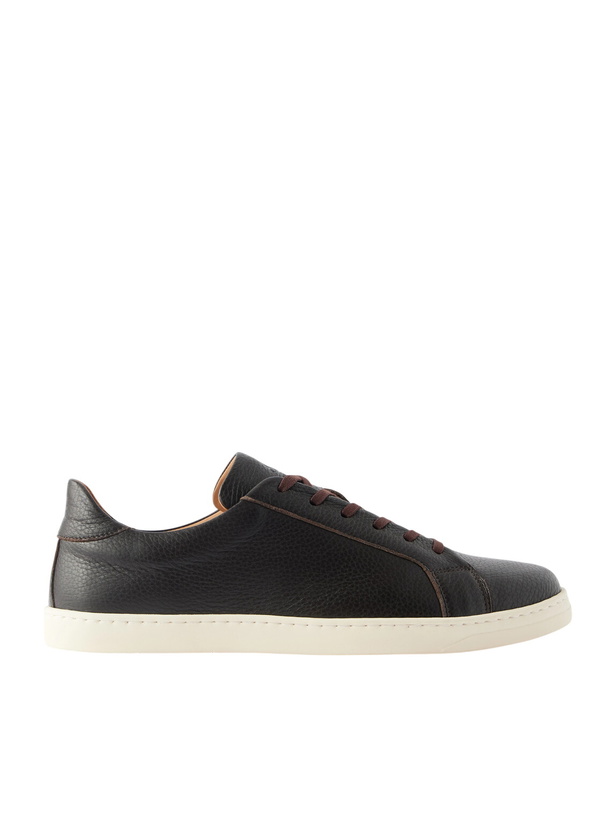 Photo: George Cleverley - Jack III Deerskin Sneakers - Brown