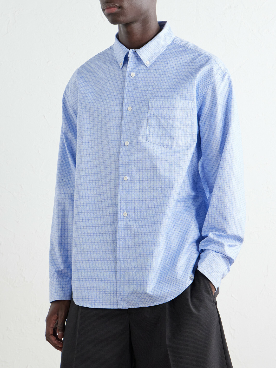 Visvim - Beiler Checked Cotton Oxford Shirt - Blue