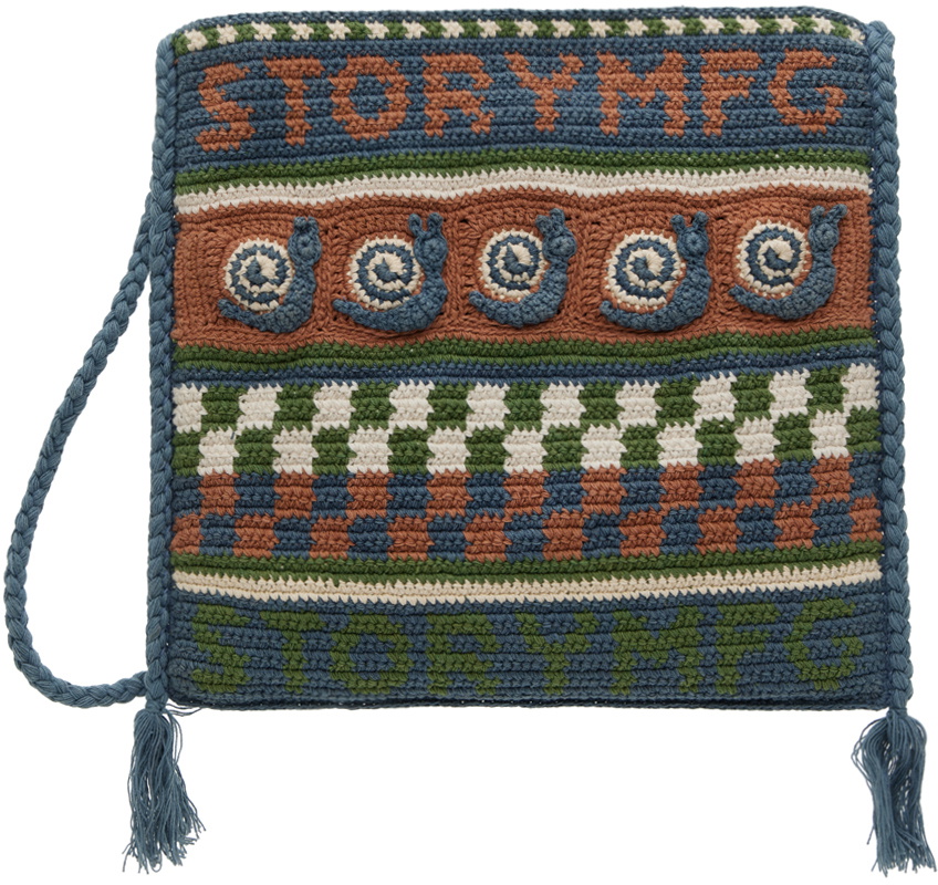 Story mfg. Blue & Green Stash Bag