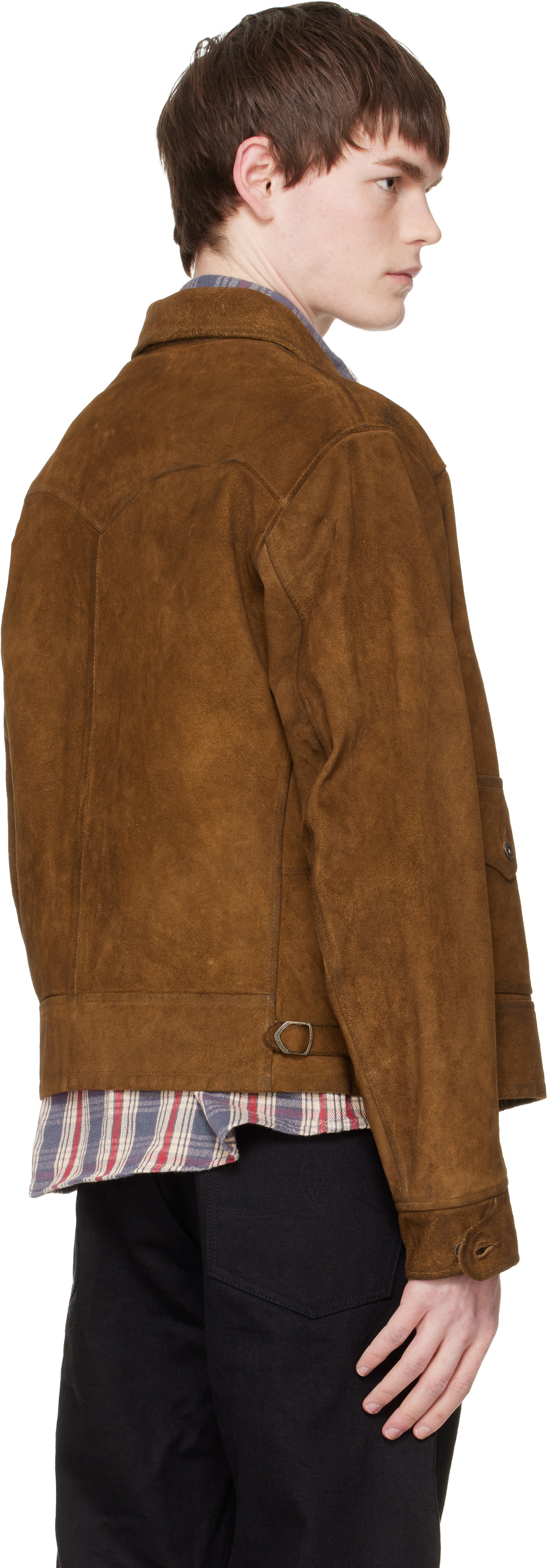 RRL Tan Roughout Suede Jacket RRL