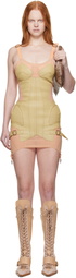 KNWLS Khaki & Pink GTR Minidress