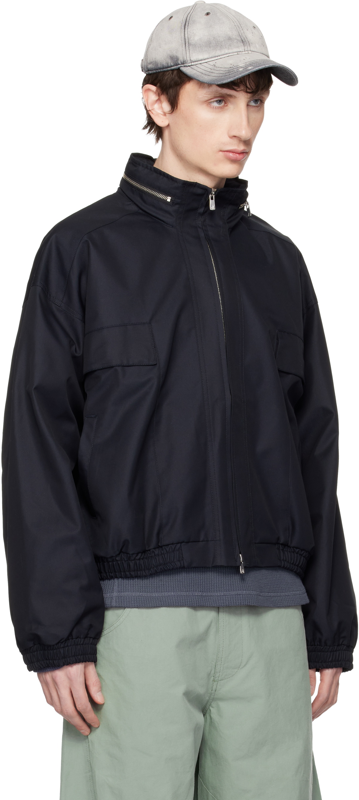 FFFPOSTALSERVICE Black Reia Hooded Work Jacket