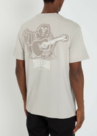 True Religion Vintage Puff Buddha Cotton T-shirt Grey