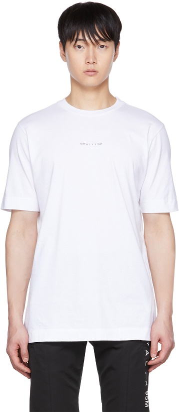 Photo: 1017 ALYX 9SM White Graphic T-Shirt