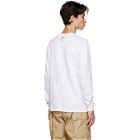 Billionaire Boys Club White Straight Logo Long Sleeve T-Shirt