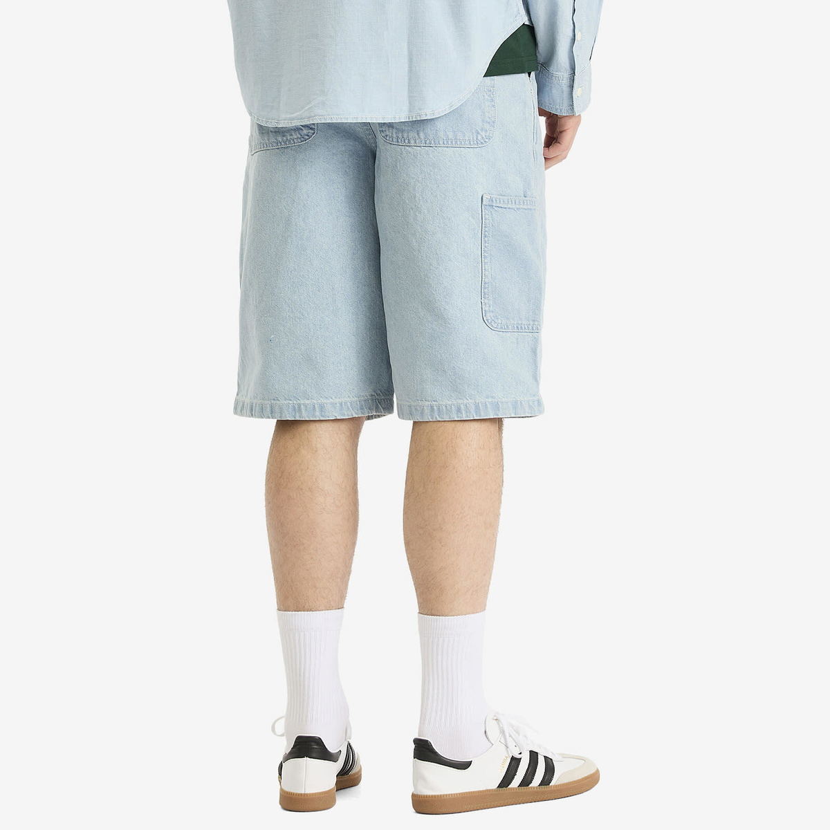Dickies Men's Madison Denim Shorts in Vintage Aged Blue