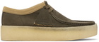 Clarks Originals Khaki Nubuck Wallabee Cup Derbys