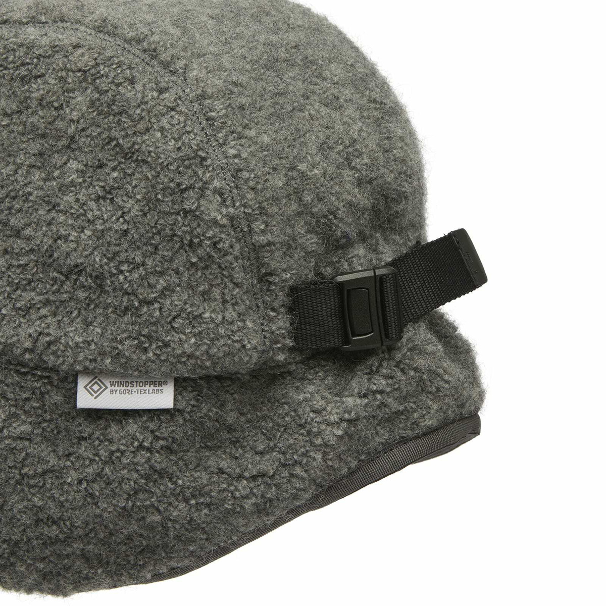 thisisneverthat Men's x GORE-TEX WINDSTOPPER Wool Fleece Cap in Grey Heather 