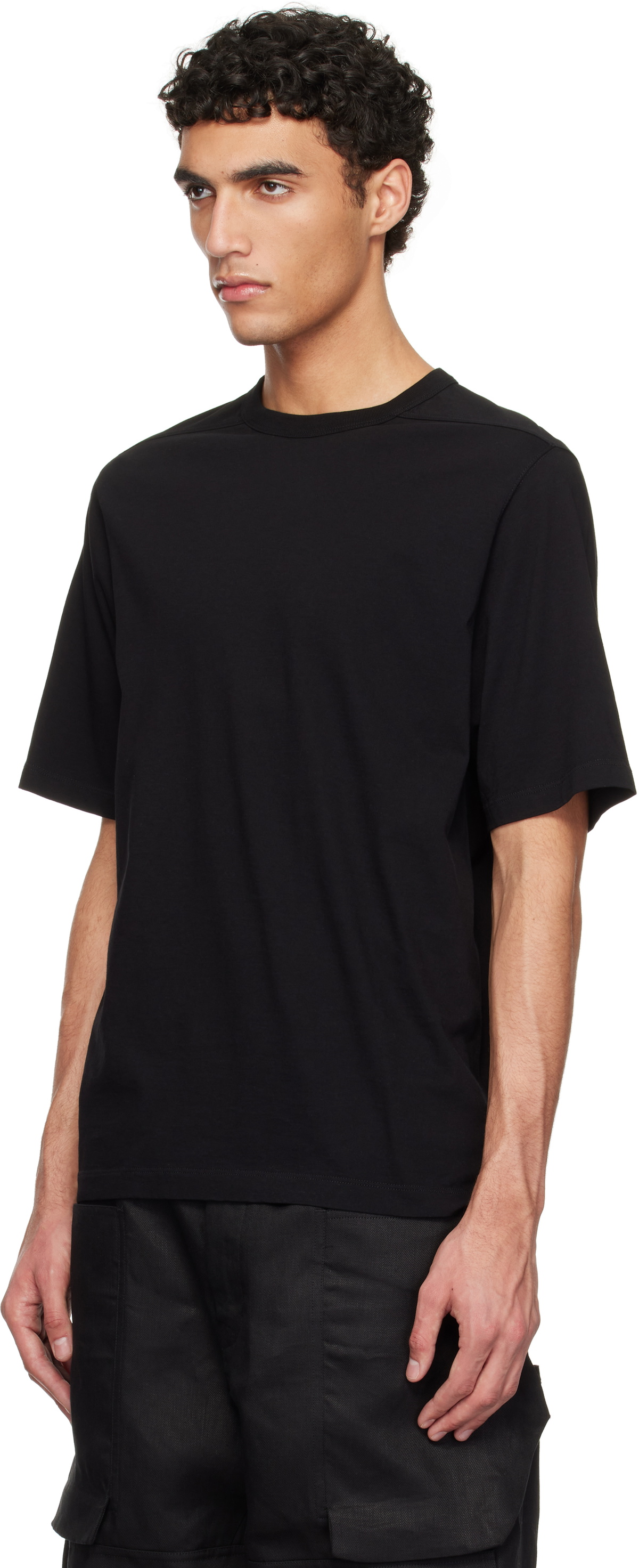 Rick Owens Black Hollywood Brad T-shirt Rick Owens