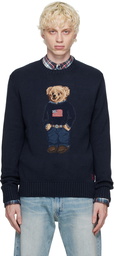 Polo Ralph Lauren Navy Polo Bear Sweater