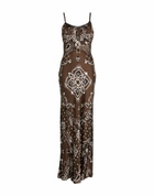 Sandro Womens Maxi dress Dark in Brown