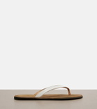 The Row Beach leather thong sandals